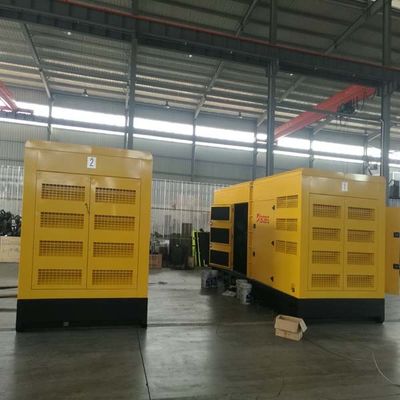 GB / T2820 Tiêu chuẩn 1200kw 1500kva Máy phát điện Diesel Cummins AC Ba pha