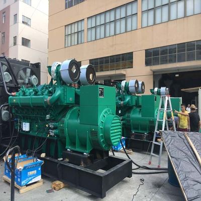 Máy phát điện Diesel 2500kva 2000kw chạy bằng nước làm mát động cơ Yuchai