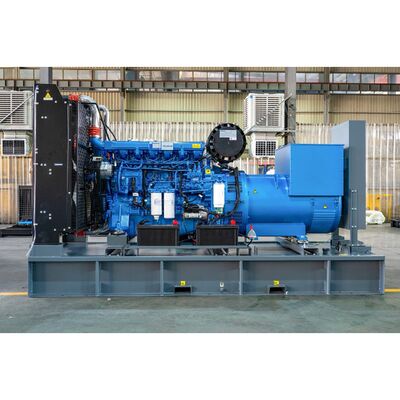 Bộ máy phát điện diesel 500kw 625kVA Đặt động cơ Weichai 6M33D572E200 500kW 625kVA 50Hz 400V 3 giai đoạn Tiểu loại âm thầm