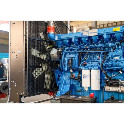 Bộ máy phát điện diesel 500kw 625kVA Đặt động cơ Weichai 6M33D572E200 500kW 625kVA 50Hz 400V 3 giai đoạn Tiểu loại âm thầm