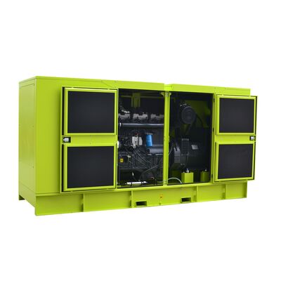 Máy phát điện diesel im lặng 375kva Điện năng chờ 300kw 50 Hz Động cơ Mô hình DP126CB Thích hợp cho công nghiệp và thương mại