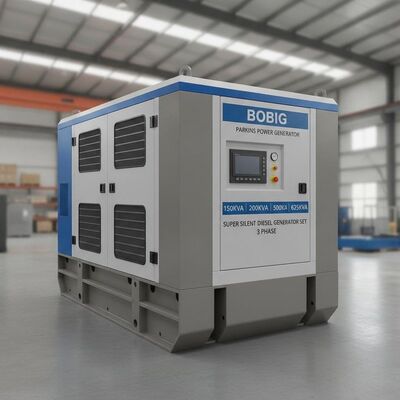 Bobig 150kva 200kva 300kva 500kva 625kva Super Silent Diesel Generator Set UK for Parkins Power Generator 3 Phase