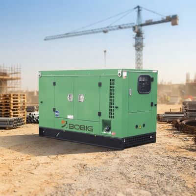 Máy phát điện diesel hoạt động yên tĩnh hạng nặng cung cấp sản lượng điện ổn định và hiệu quả nhiên liệu cho các công trường xây dựng